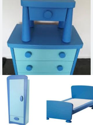 Muebles infantiles Mammut: cama,armario,cómod,msit