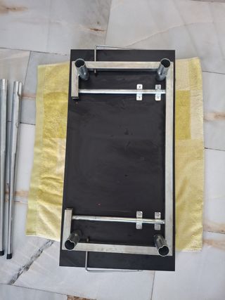 Mesa comedor blanca plegable