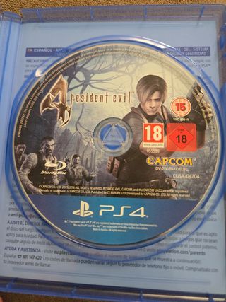 Juego Resident Evil 4 PS4