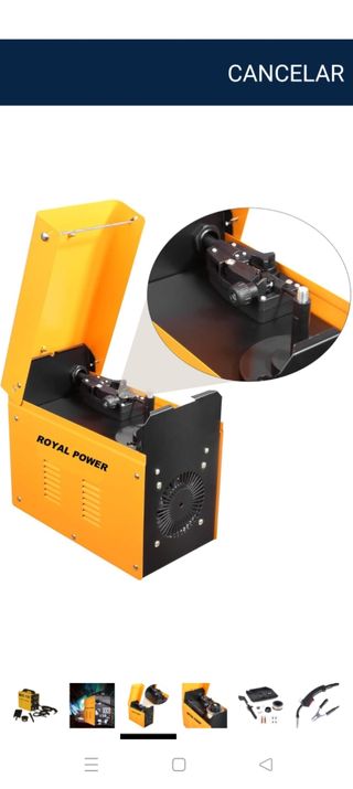 Máquina soldar hilo flux