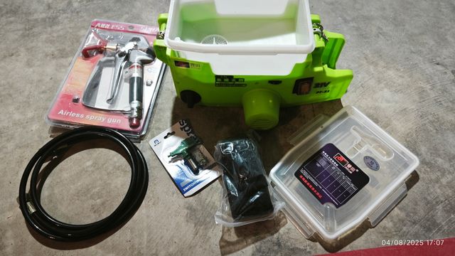 Máquina de pintar airless de baja presión  batería