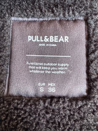 Cazadora de borrego negra