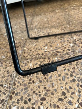 Urge! Silla comedor de acero negra