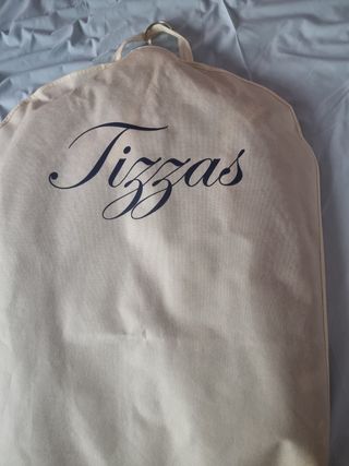 Traje comunión niño Tizzas azul-dorado