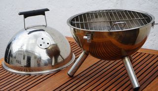 Barbacoa esférica aluminio