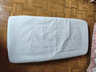 Cuna blanca de madera y REGALO cuna de viaje
