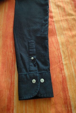 Camisa Gant Slim Fit S Gris Oscuro
