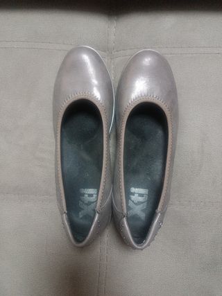 Zapatos planos Xti mujer plata