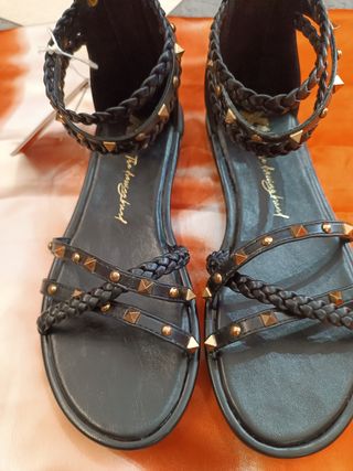 Sandali XTI neri intrecciati numero 38