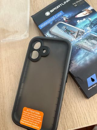 SPORTLINK Funda iPhone 16 Impermeable