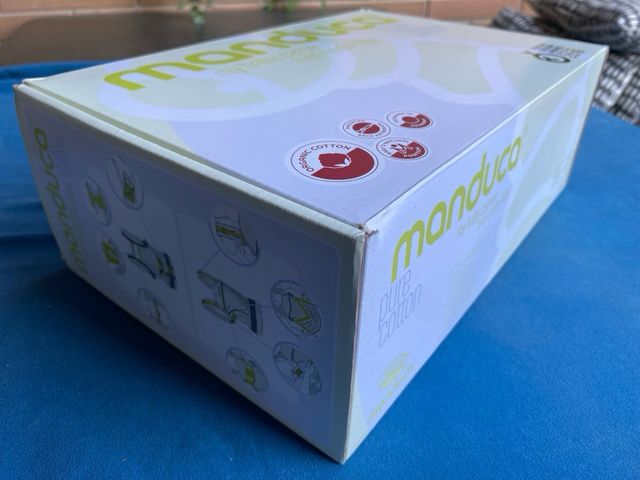 Mochila Manduca First Portabebés, zaino portabebé grigio in buono stato