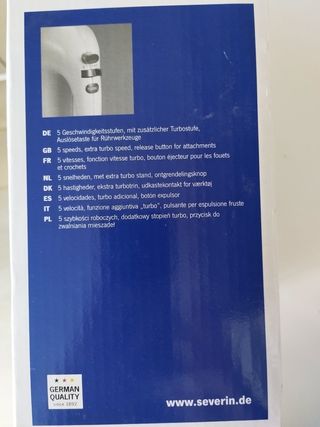 Batidora Severin 300W - 5 velocidades