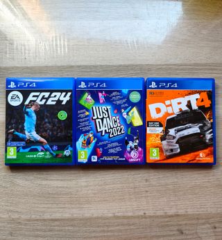 3 Juegos PS4 (PlayStation 4): FIFA 24, Just Dance 