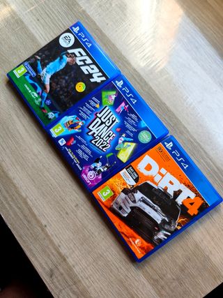 3 Juegos PS4 (PlayStation 4): FIFA 24, Just Dance 