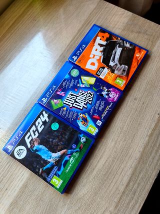 3 Juegos PS4 (PlayStation 4): FIFA 24, Just Dance 