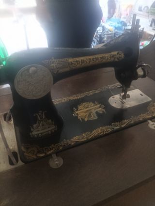 Máquina coser antigua Singer