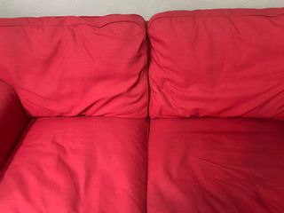 Sofá Ikea Ektorp rojo - 2 plazas