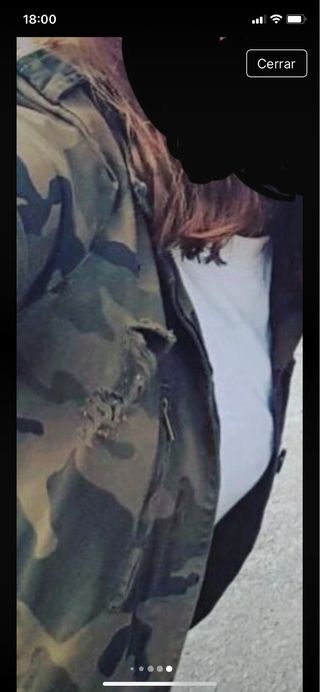 Chaqueta militar camuflaje