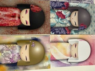 6 carte Kimmidoll: decorazioni giapponesi