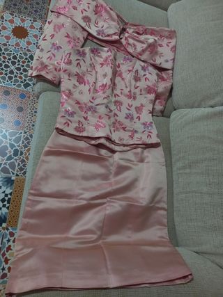 Traje Rosa 3 piezas - Elegante