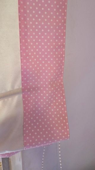 Estor infantil pájaro - beige/rosa