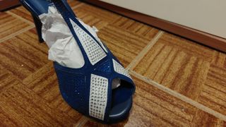 Sandali My Jewels blu con strass