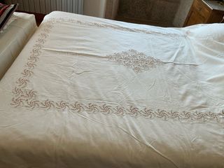 Colchaa antigua hecho a mano 220x165