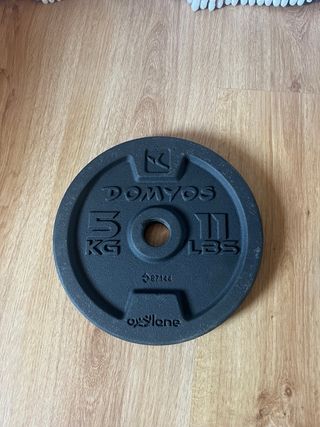Discos peso 5kg Domyos - Decathlon
