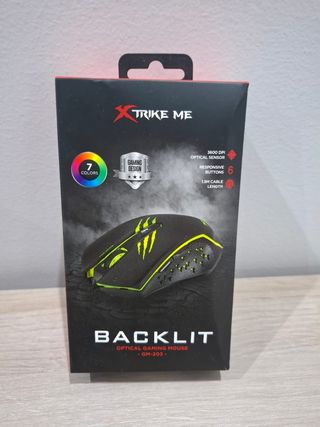 Ratón gaming XTRIKE ME - 7 colores.