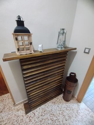 Recibidor madera estilo rústico
