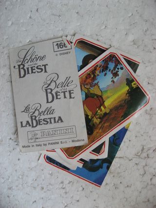Cromos sueltos álbum La Bella y la Bestia (Panini)