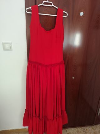 Bata Flamenca roja