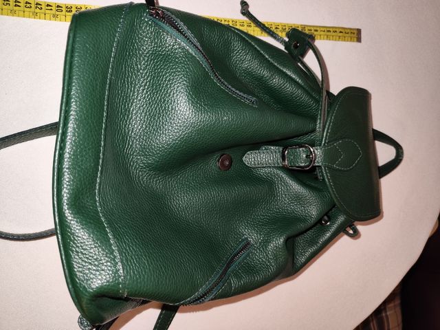 Mochila Giovanni Gallucci piel verde