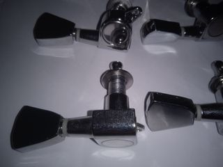 6 Clavijas Cromadas para Guitarra