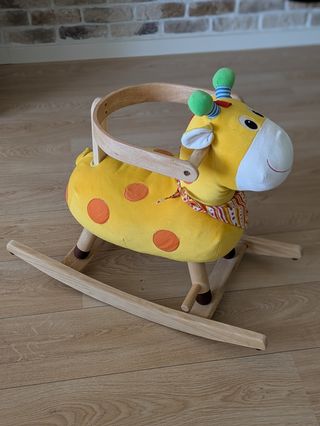 Caballito mecedora jirafa bebé