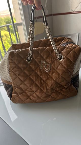 Bolso Purificación García marrón