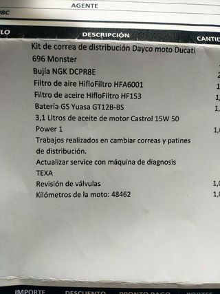 Ducati Monster 696 roja