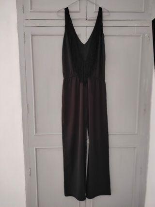 Mono negro Stradivarius espalda abierta