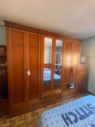 Dormitorio matrimonio madera
