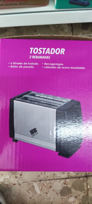Tostadora 2 Rebanadas 800W