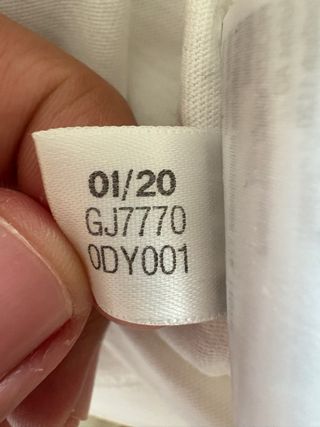 T-shirt Adidas M bianca