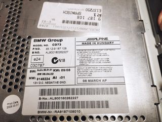 Radio CD BMW Professional