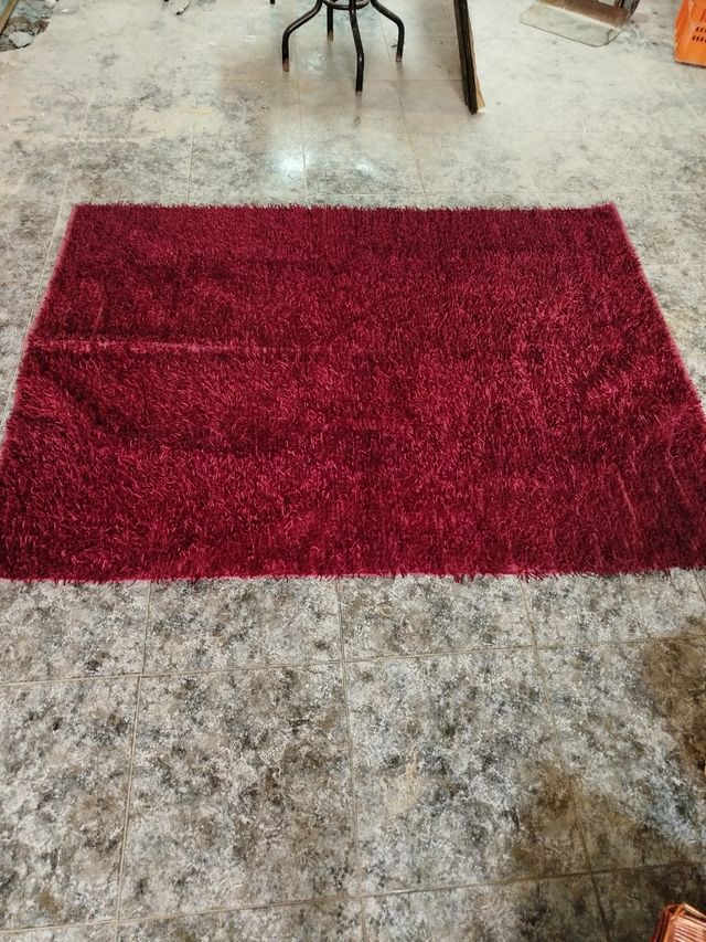 Alfombra roja grande poliéster