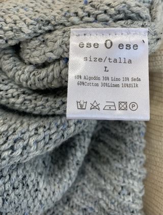 Chaleco Eseoese gris - nuevo