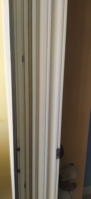 Puerta PVC blanca corredera