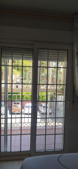 Puerta PVC blanca corredera