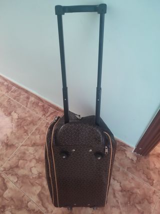 Maleta viaje 2 ruedas - Negra Marrón