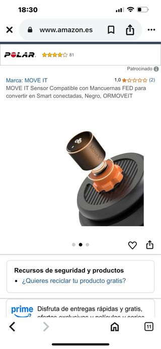 Sensor Movimiento + Mancuernas Inteligentes