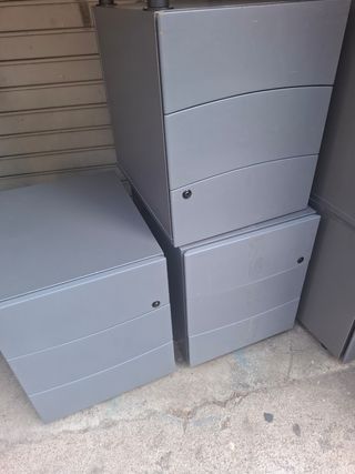 Cajonera  gris - 3 cajones