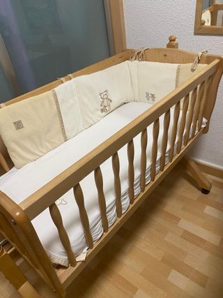 Minicuna madera - Cuna bebé